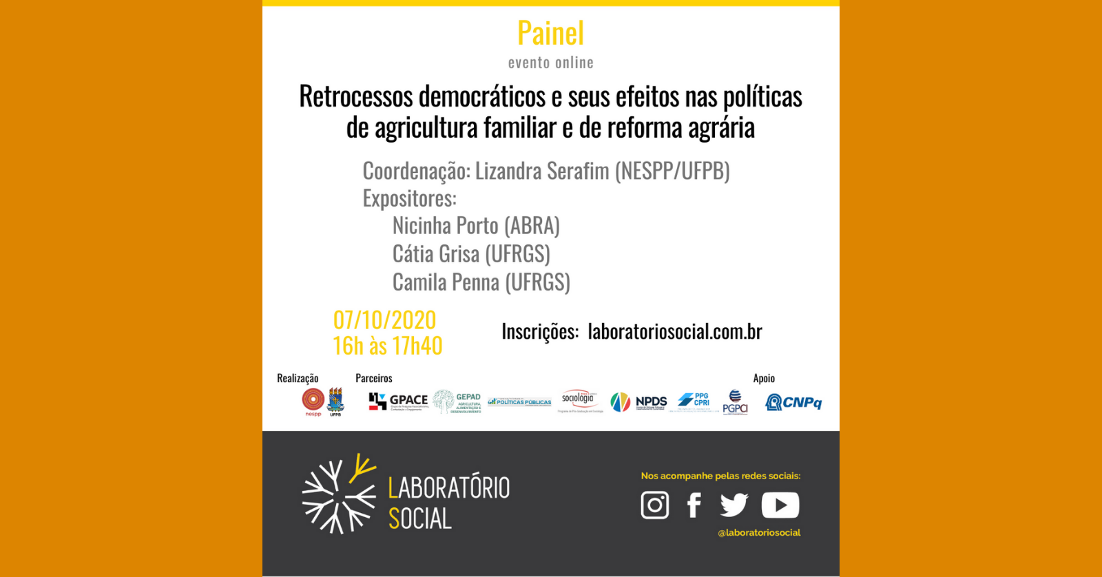 Retrocessos democráticos e seus efeitos nas políticas de agricultura familiar e de reforma agrária