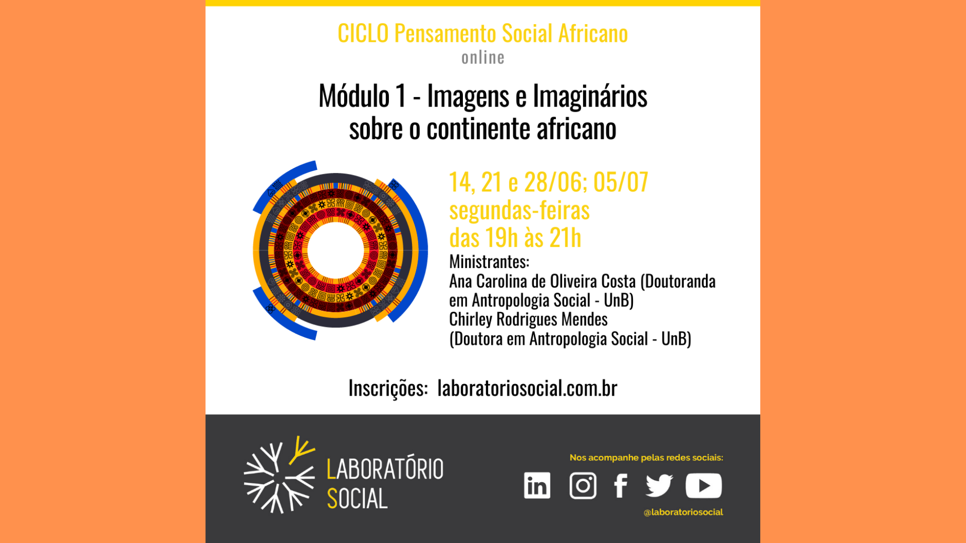 Módulo 1 (14/06 a 05/07) Imagens e Imaginários sobre o continente africano